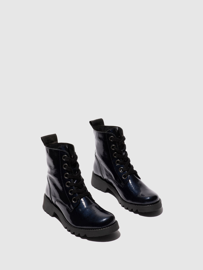 Flowfold Lace-up Ankle Boots RAGI539FLY ROCK NAVY