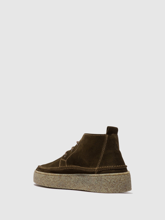 Flowfold Lace-up Ankle Boots ROLY518FLY SLUDGE