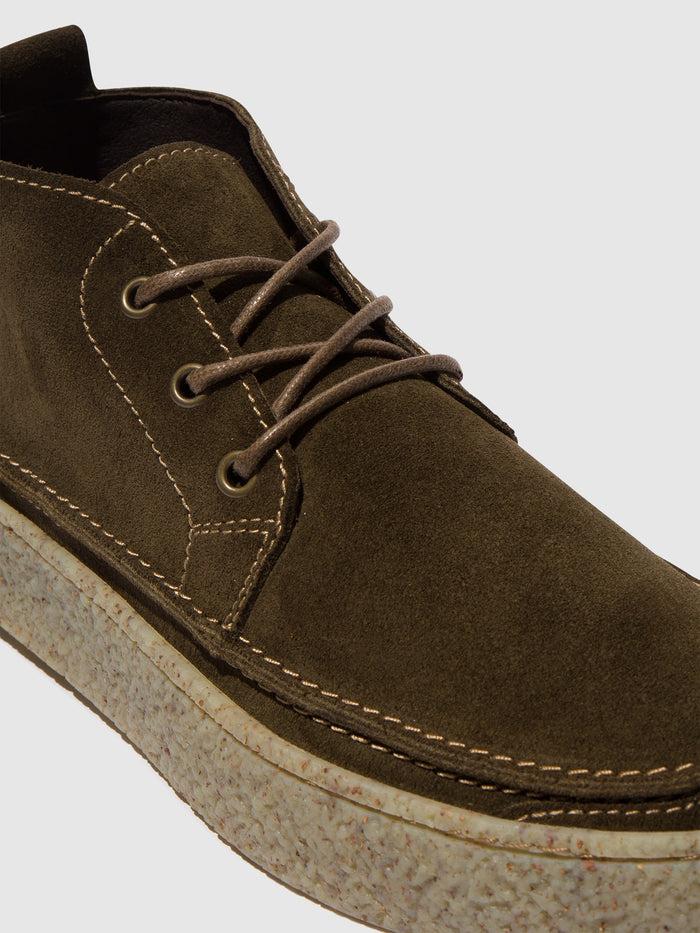 Flowfold Lace-up Ankle Boots ROLY518FLY SLUDGE