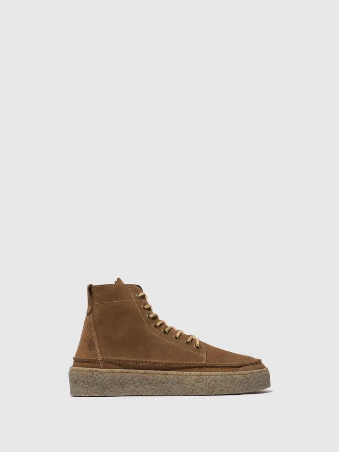 flowfold Lace-up Ankle Boots RUBE542FLY SAND