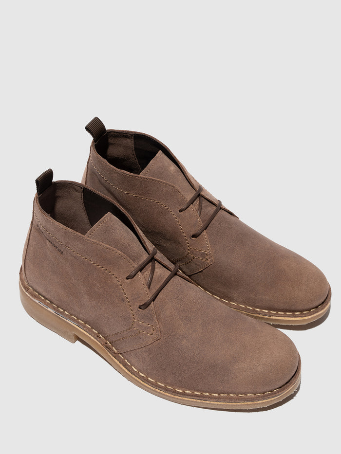 Flowfold Lace-up Ankle Boots RULH110FLY TAUPE