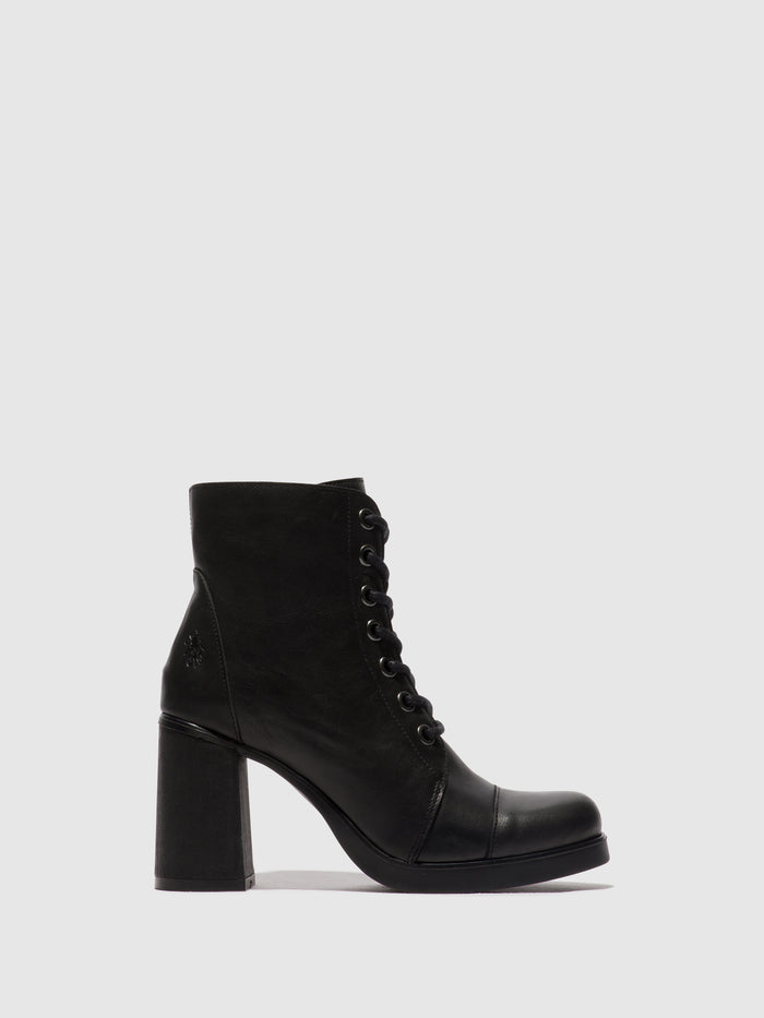flowfold Lace-up Ankle Boots SONY989FLY BLACK