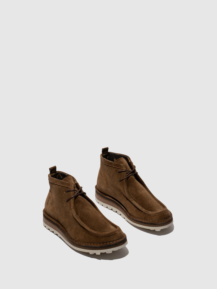 Flowfold Lace-up Ankle Boots TEZI130FLY ELEPHANT