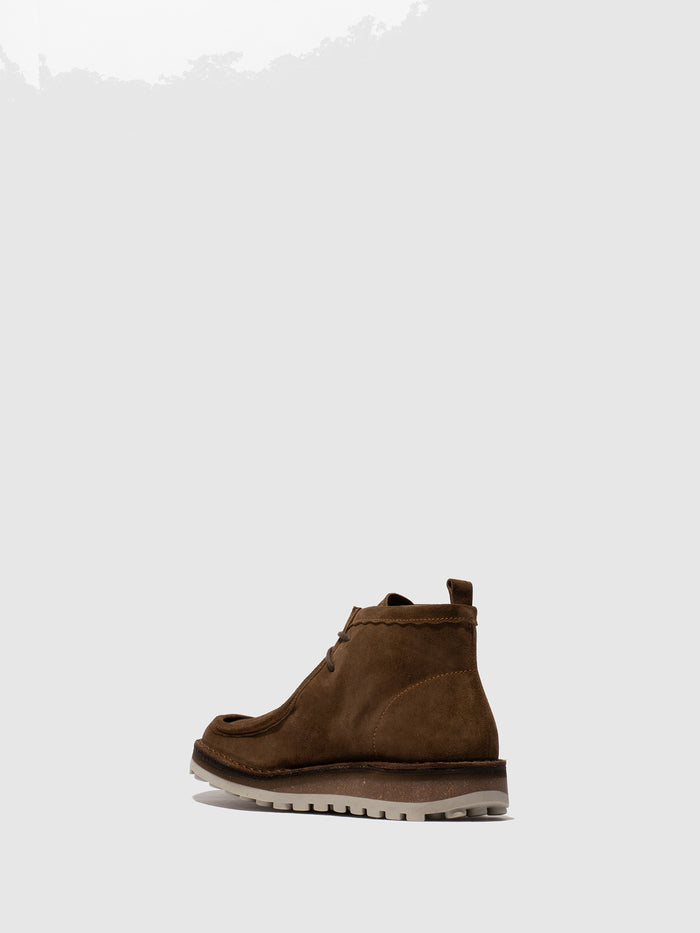 Flowfold Lace-up Ankle Boots TEZI130FLY ELEPHANT