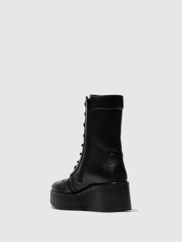 Flowfold Lace-up Boots HITT258FLY BLACK