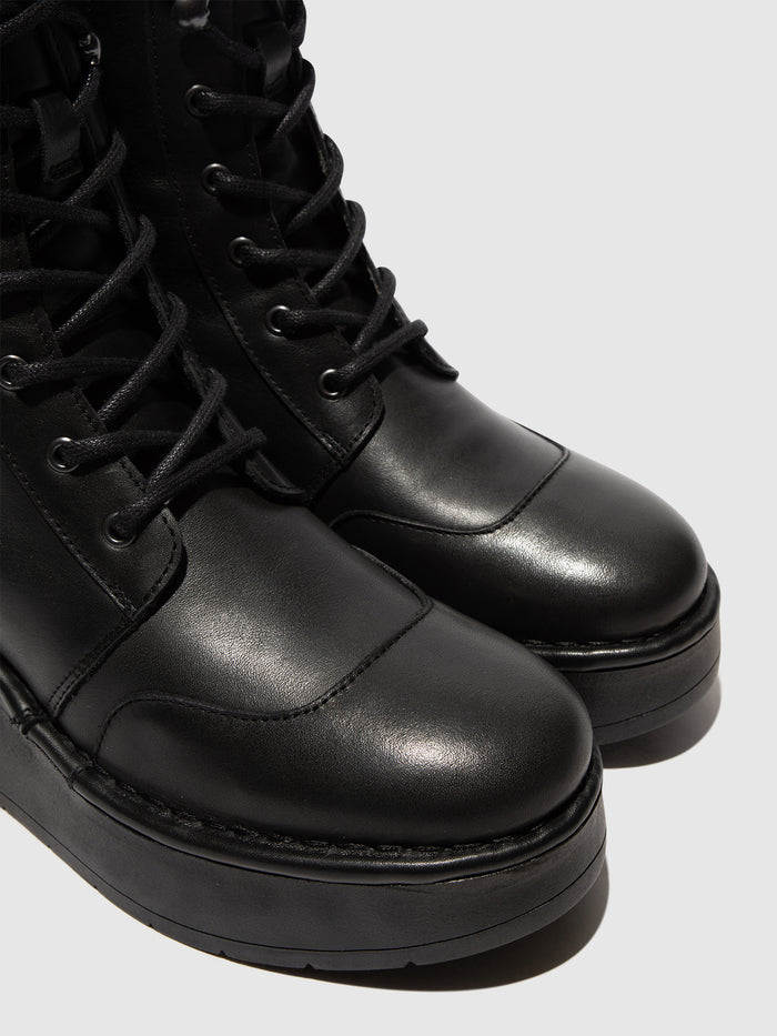 Flowfold Lace-up Boots HITT258FLY BLACK