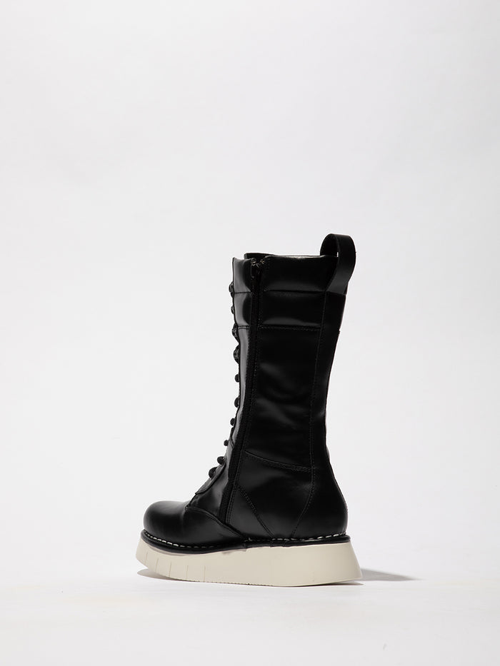 Flowfold Lace-up Boots IEVA245FLY TUNDER BLACK