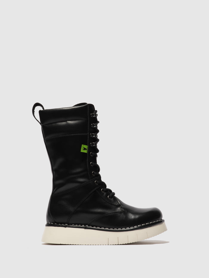 flowfold Lace-up Boots IEVA245FLY TUNDER BLACK
