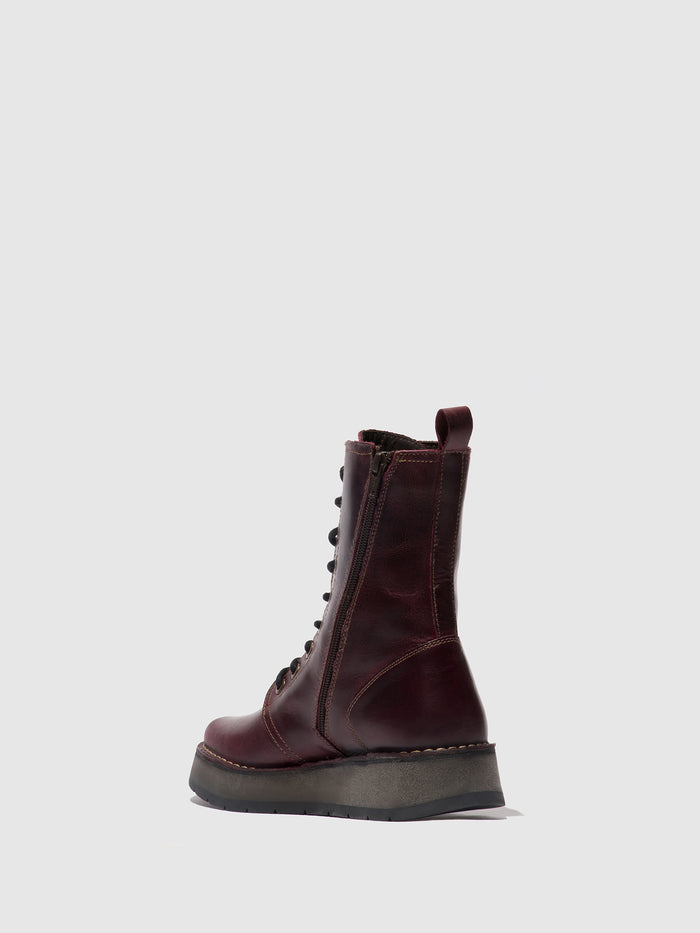 Flowfold Lace-up Boots RAMI043FLY PURPLE