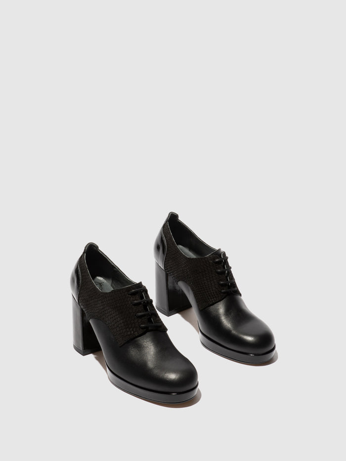 Flowfold Lace-up Shoes EZIK180FLY BLACK