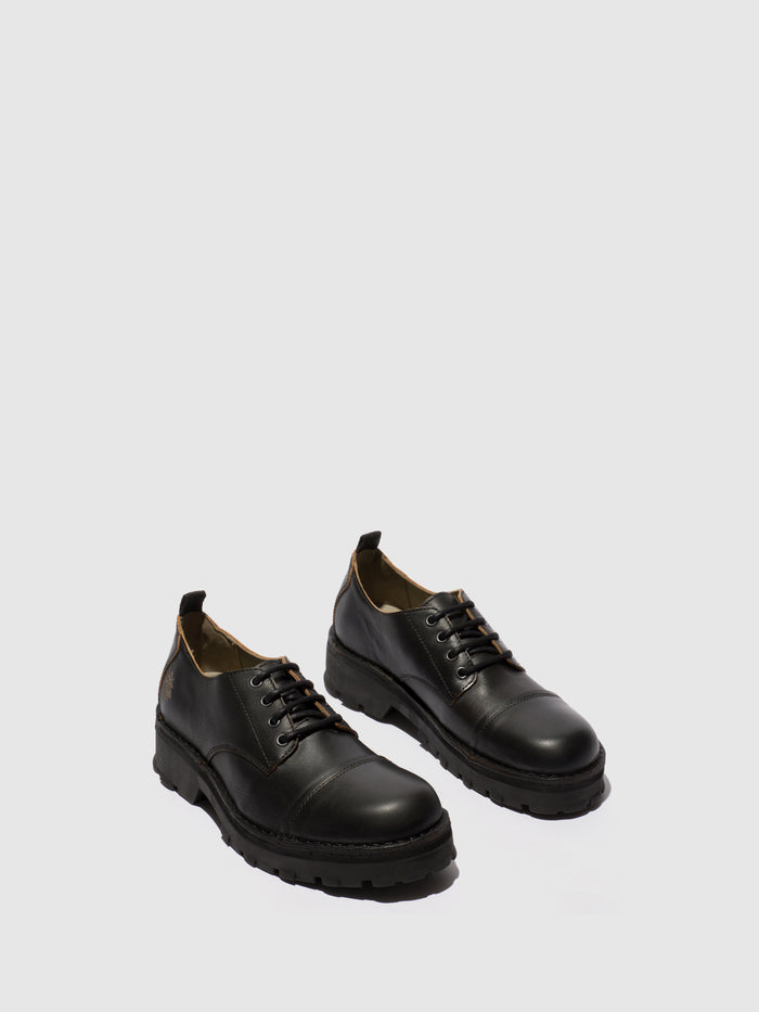 Flowfold Lace-up Shoes KLOU134FLY BLACK