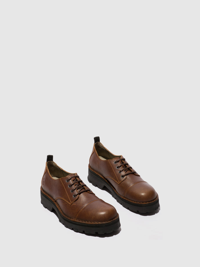 Flowfold Lace-up Shoes KLOU134FLY BROWN