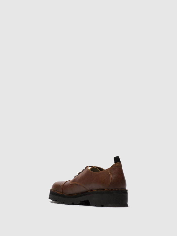 Flowfold Lace-up Shoes KLOU134FLY BROWN