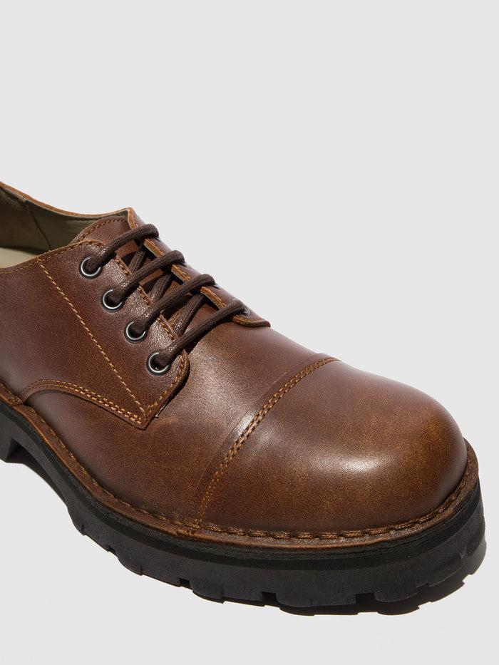 Flowfold Lace-up Shoes KLOU134FLY BROWN