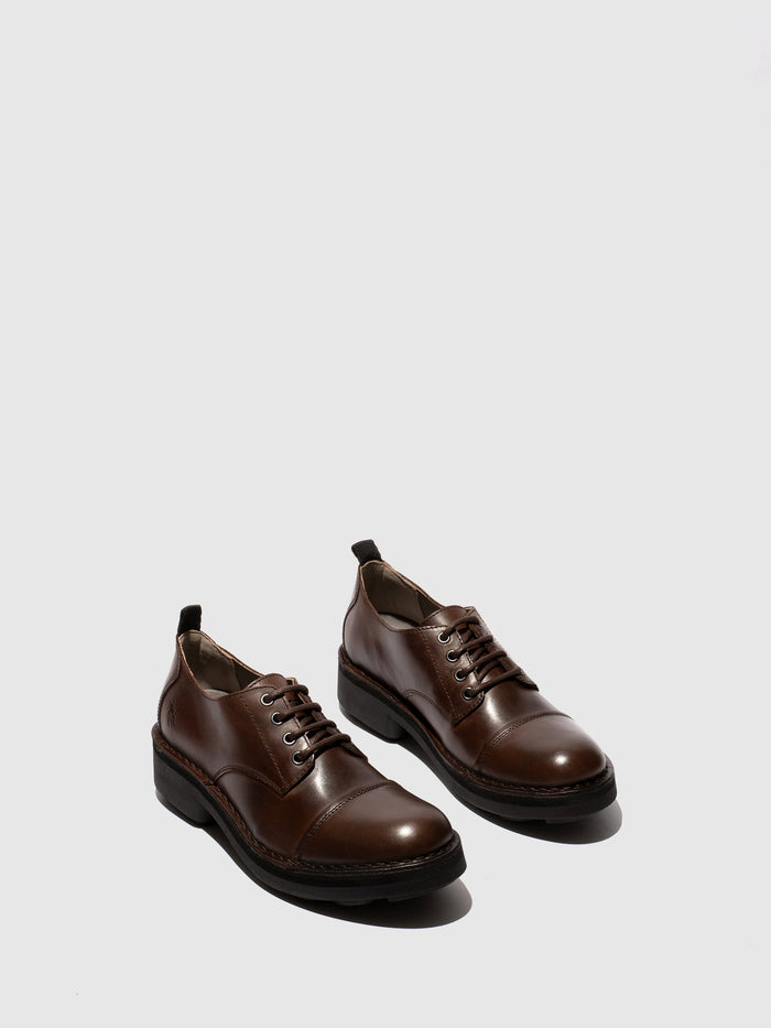 Flowfold Lace-up Shoes NALY137FLY DK. BROWN