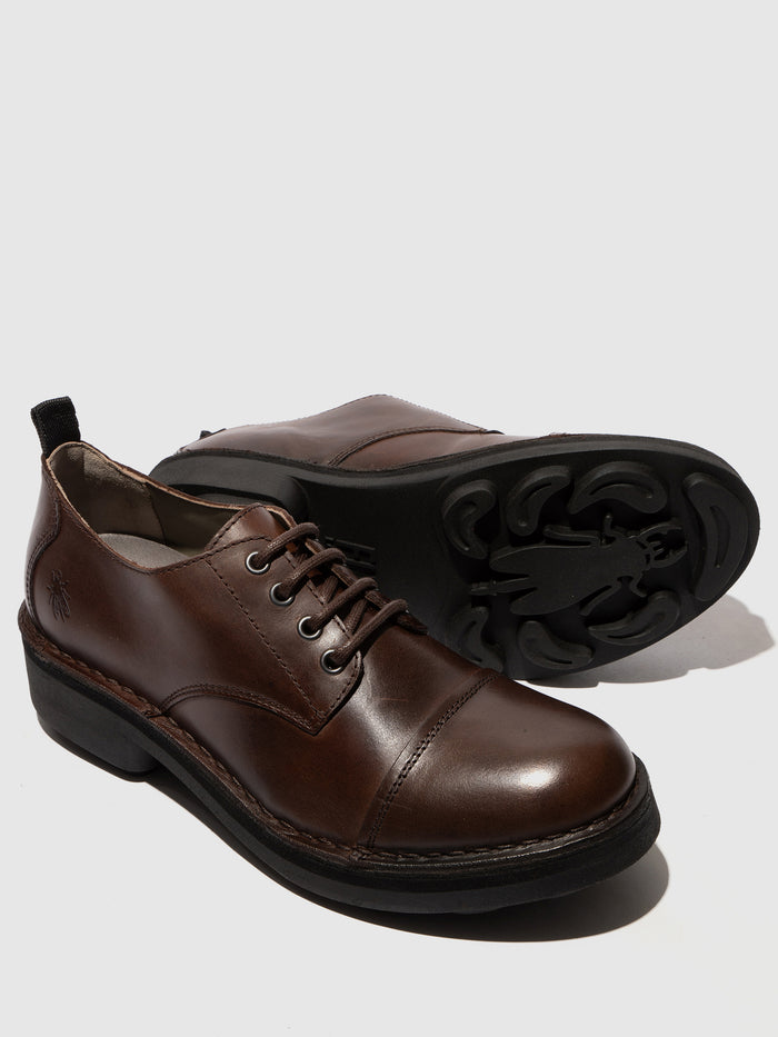 Flowfold Lace-up Shoes NALY137FLY DK. BROWN
