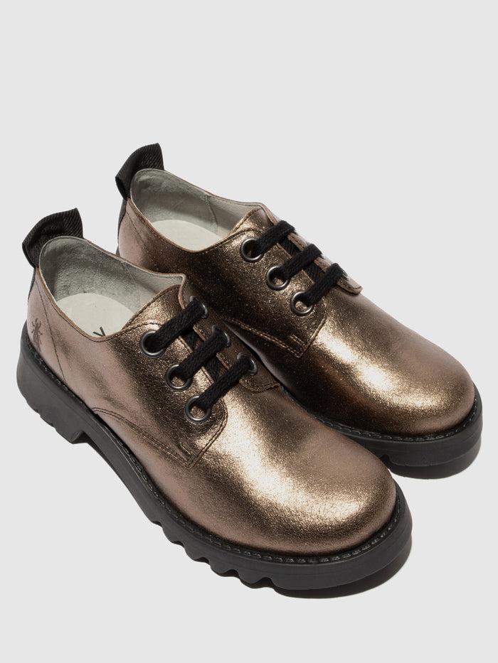Flowfold Lace-up Shoes RUDA538FLY DARK GOLD
