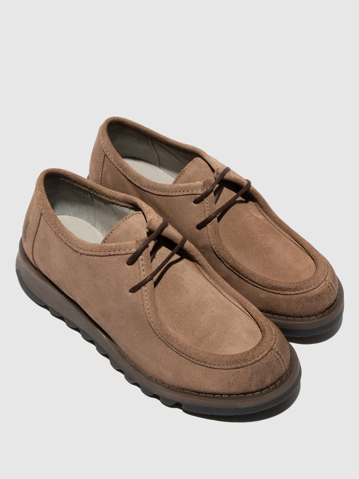 Flowfold Lace-up Shoes SLUK134FLY TAUPE