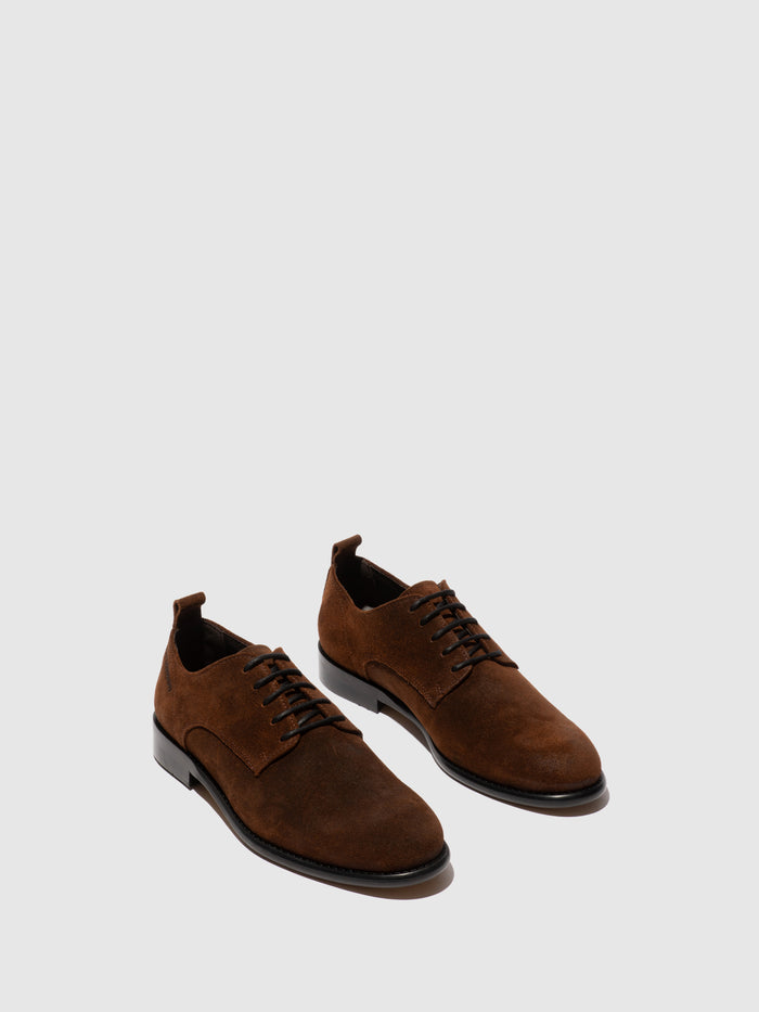 Flowfold Lace-up Shoes WAZO000FLY OIL SUEDE CAMEL