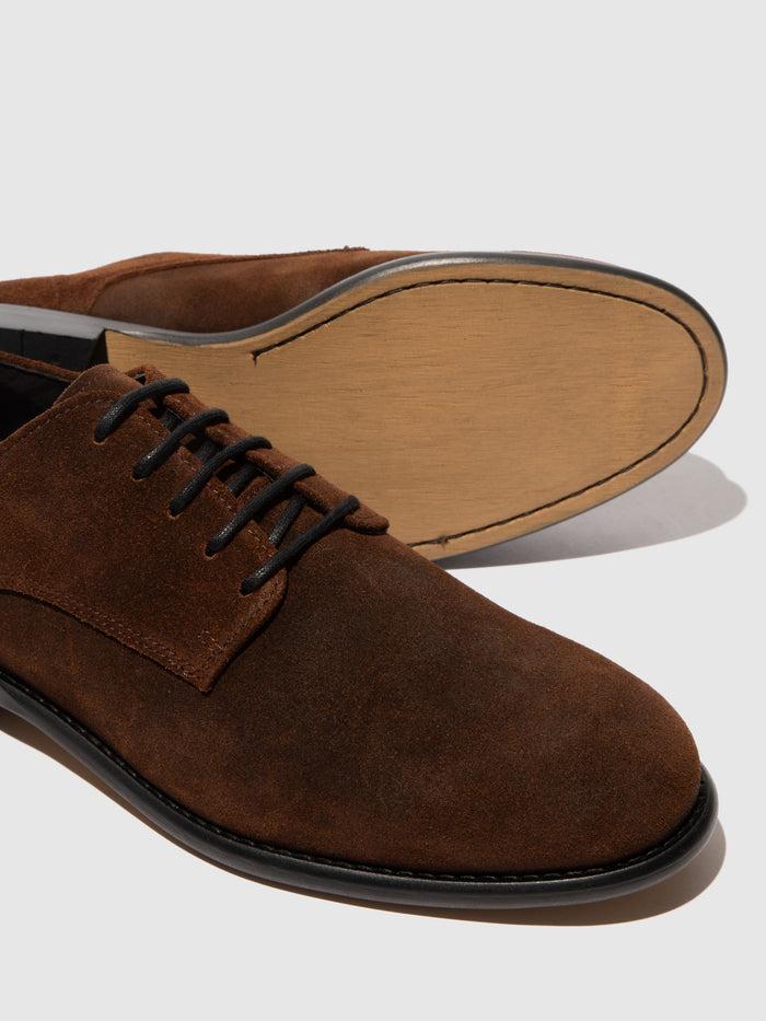 Flowfold Lace-up Shoes WAZO000FLY OIL SUEDE CAMEL