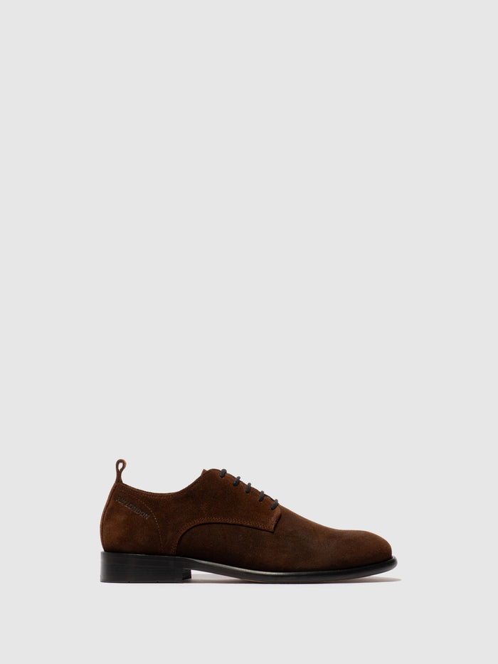 flowfold Lace-up Shoes WAZO000FLY OIL SUEDE CAMEL