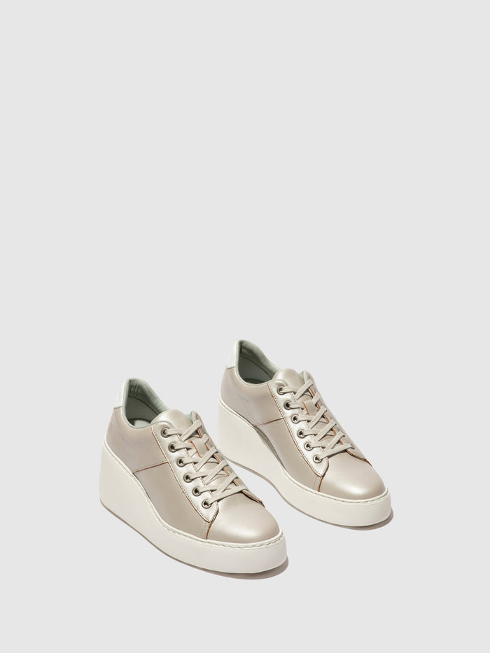 Flowfold Lace-up Trainers DELF580FLY DUBLIN SILVER