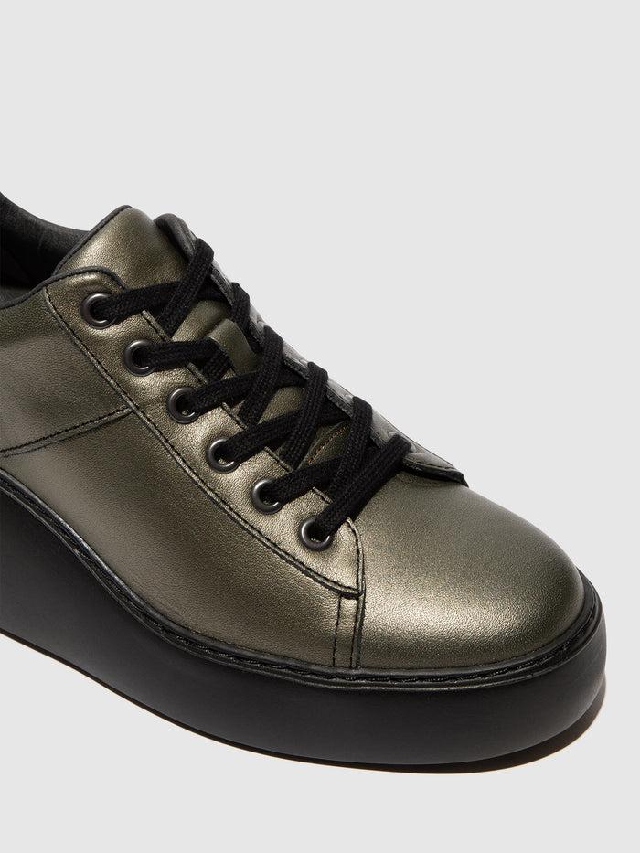 Flowfold Lace-up Trainers DELF580FLY GRAPHITE