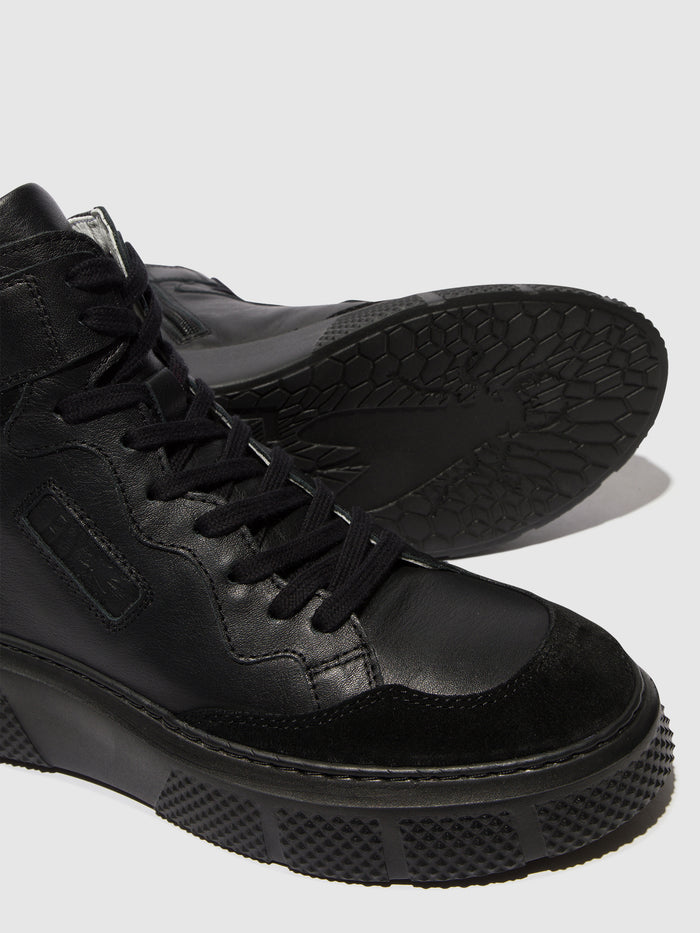 Flowfold Lace-up Trainers EPPE531FLY BLACK