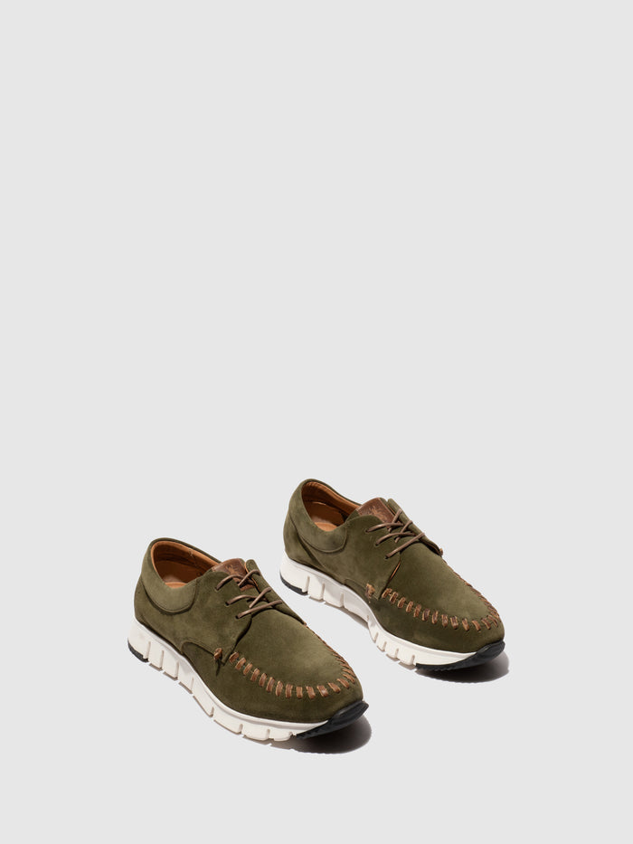 Flowfold Lace-up Trainers SUUF256FLY KHAKI/TAUPE