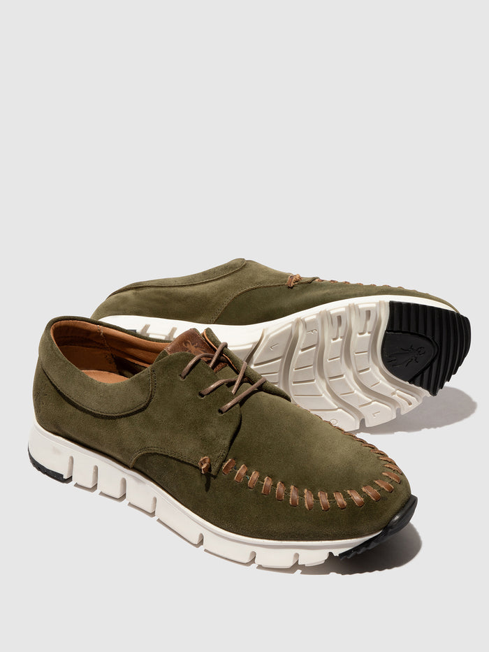 Flowfold Lace-up Trainers SUUF256FLY KHAKI/TAUPE