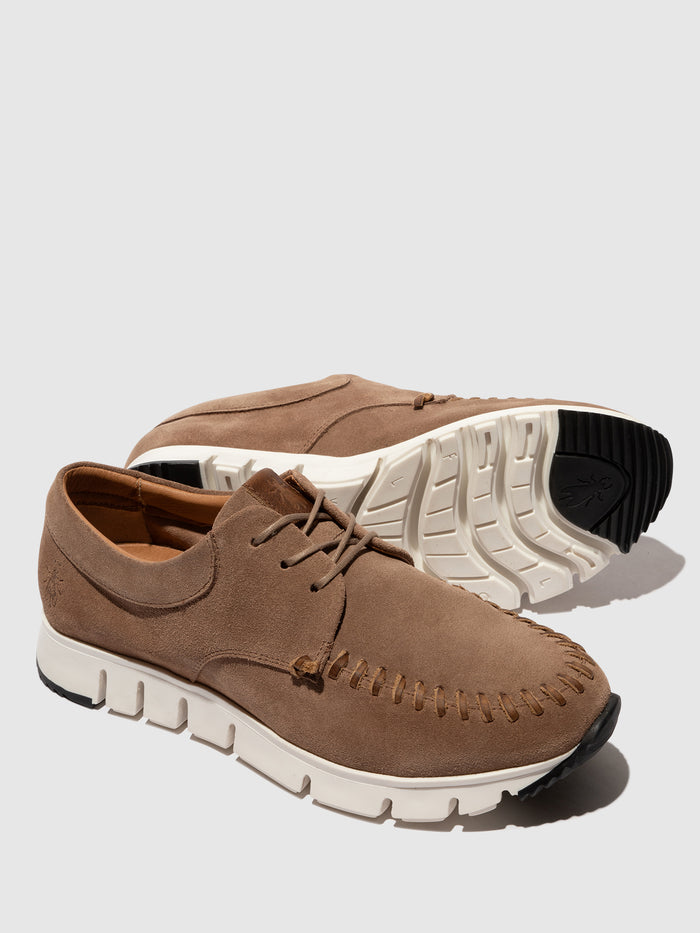 Flowfold Lace-up Trainers SUUF256FLY TAUPE/TAUPE
