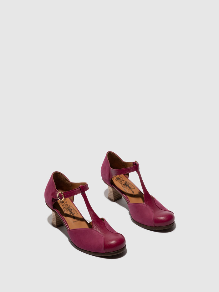 Flowfold Mary Jane Shoes BEMI279FLY BERRY