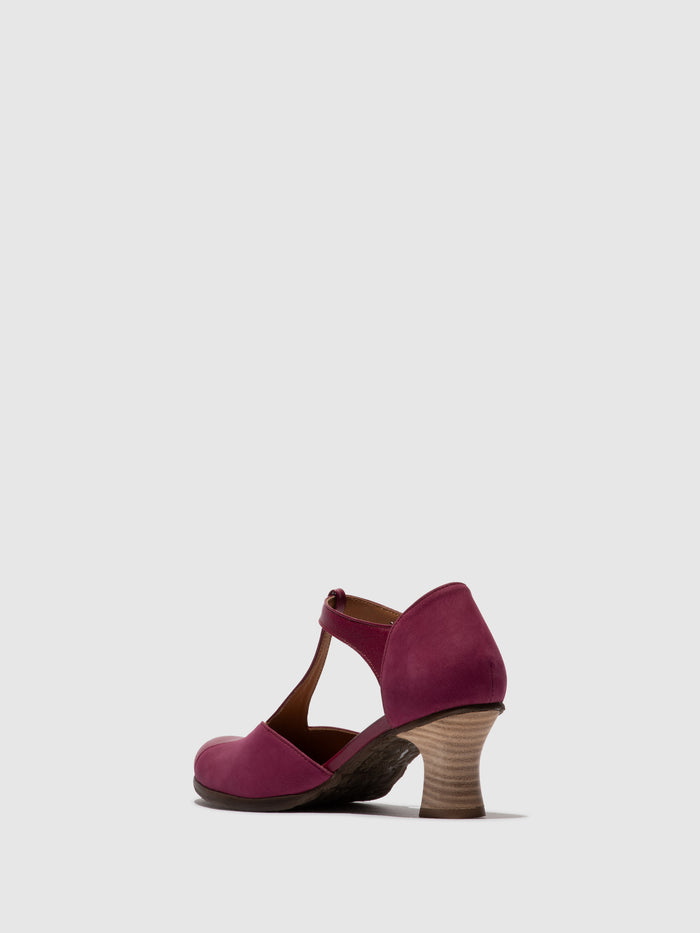 Flowfold Mary Jane Shoes BEMI279FLY BERRY