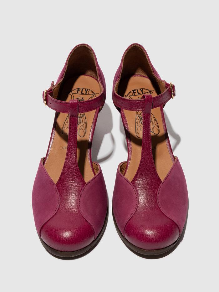Flowfold Mary Jane Shoes BEMI279FLY BERRY