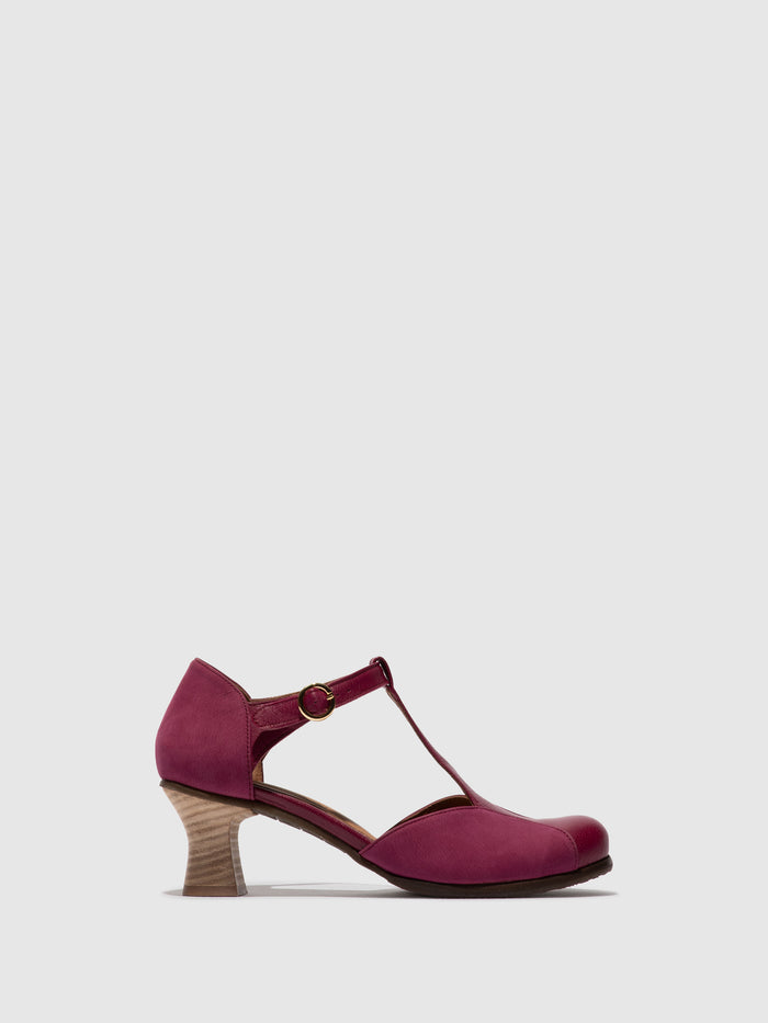 flowfold Mary Jane Shoes BEMI279FLY BERRY