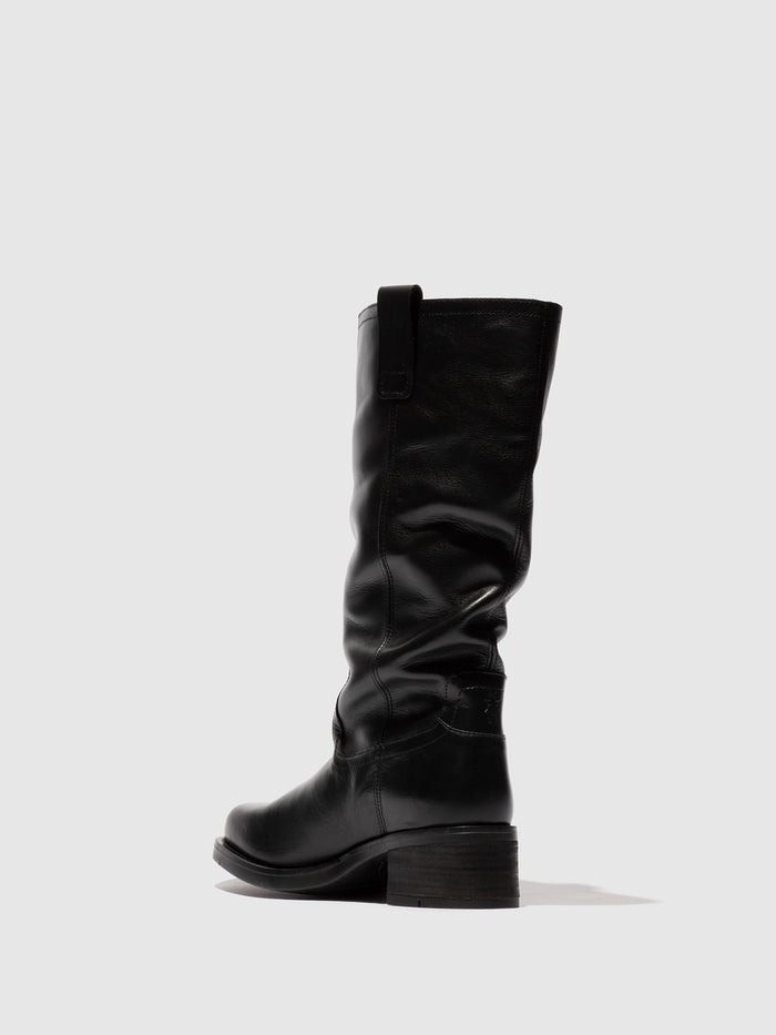 Flowfold Over The Knee Boots RINT346FLY BLACK