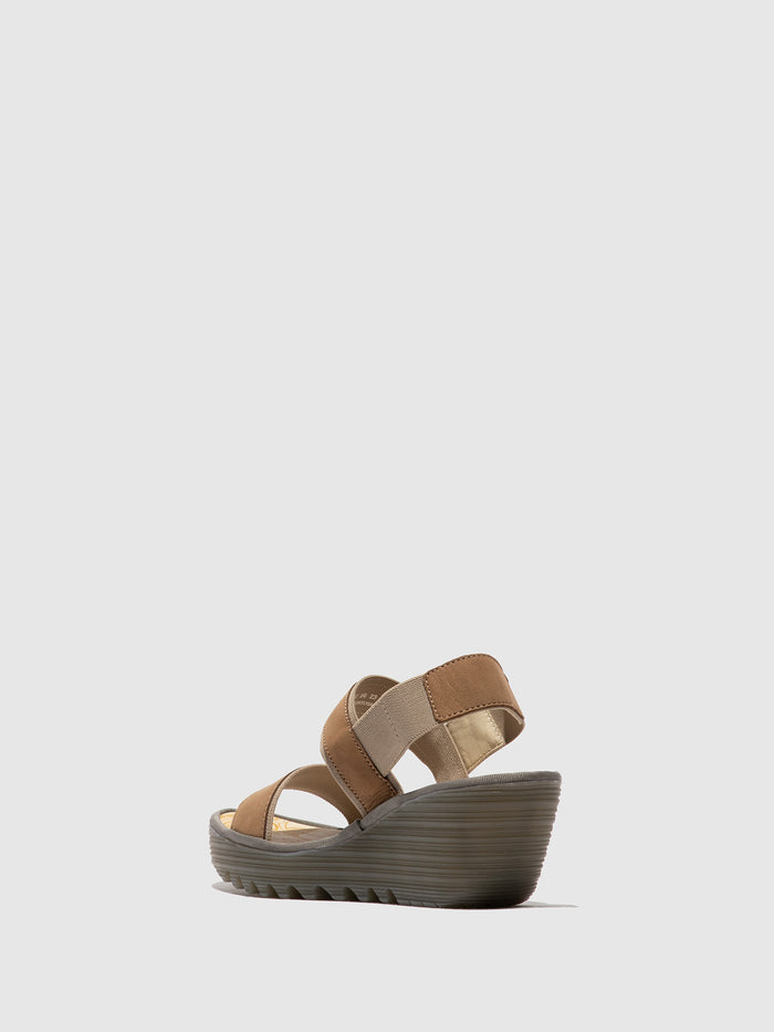 Flowfold Sling-Back Sandals YACO416FLY SAND