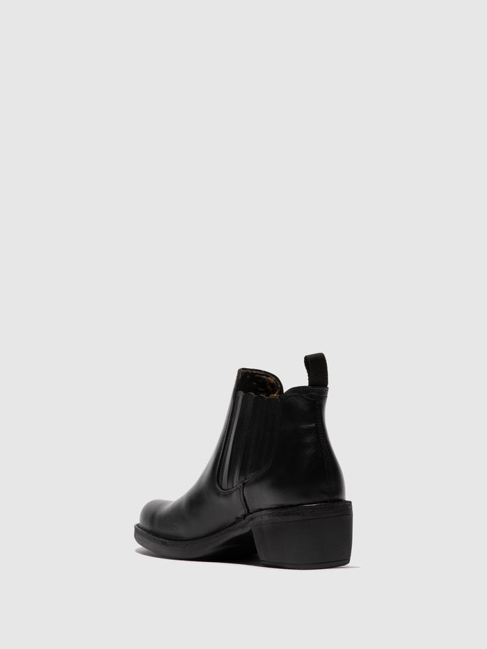 Flowfold Slip-on Ankle Boots MOOF103FLY BLACK