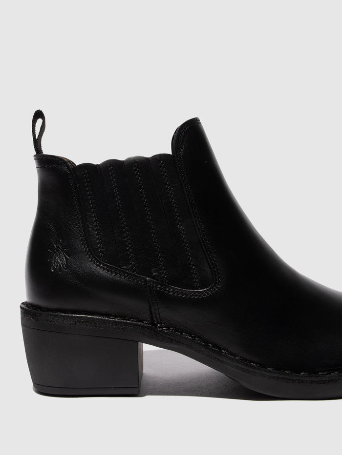 Flowfold Slip-on Ankle Boots MOOF103FLY BLACK