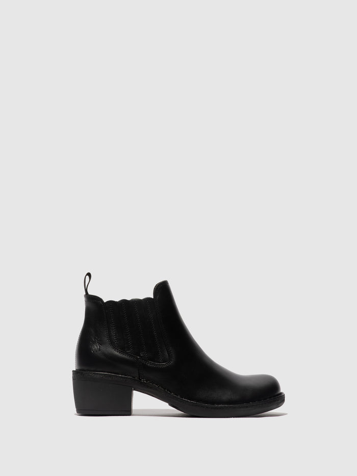 flowfold Slip-on Ankle Boots MOOF103FLY BLACK