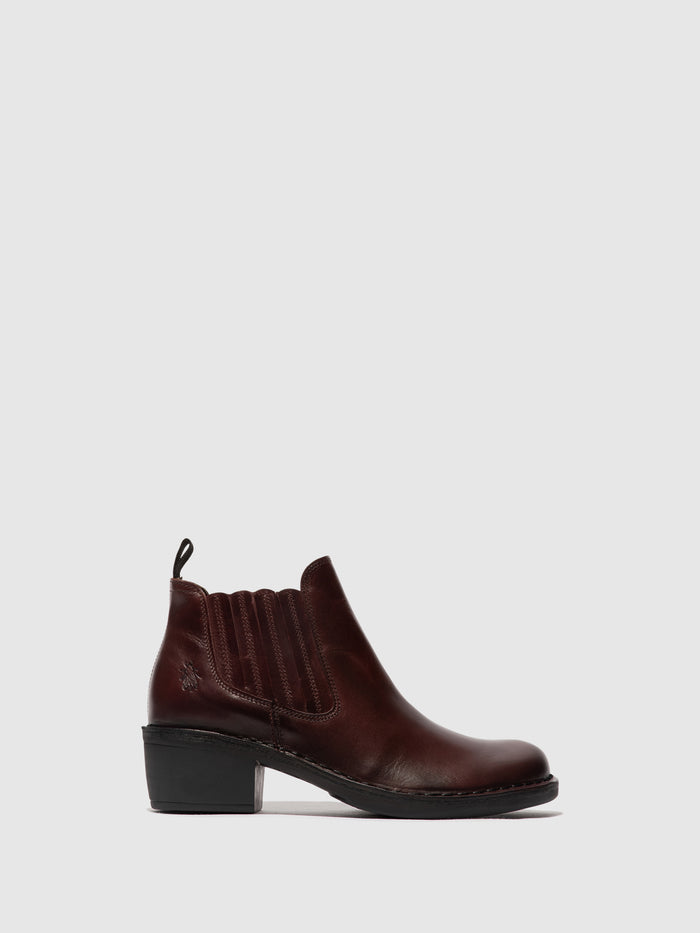 flowfold Slip-on Ankle Boots MOOF103FLY WINE