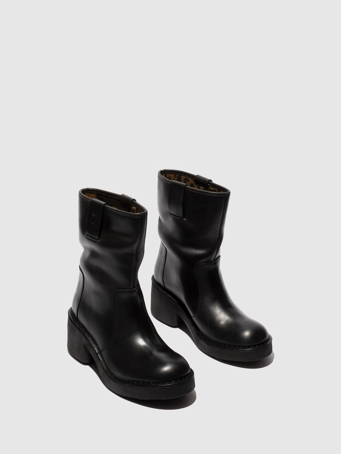 Flowfold Slip-on Ankle Boots NECH193FLY BLACK