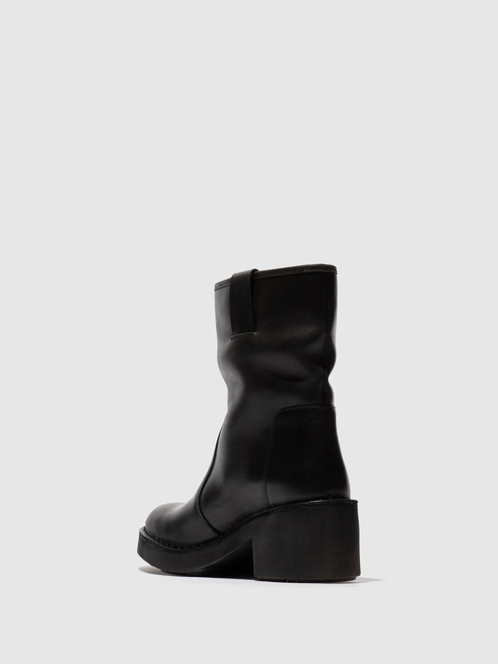 Flowfold Slip-on Ankle Boots NECH193FLY BLACK