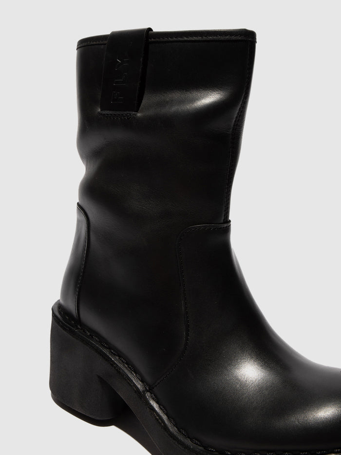 Flowfold Slip-on Ankle Boots NECH193FLY BLACK