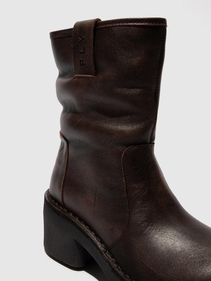 Flowfold Slip-on Ankle Boots NECH193FLY DK. BROWN