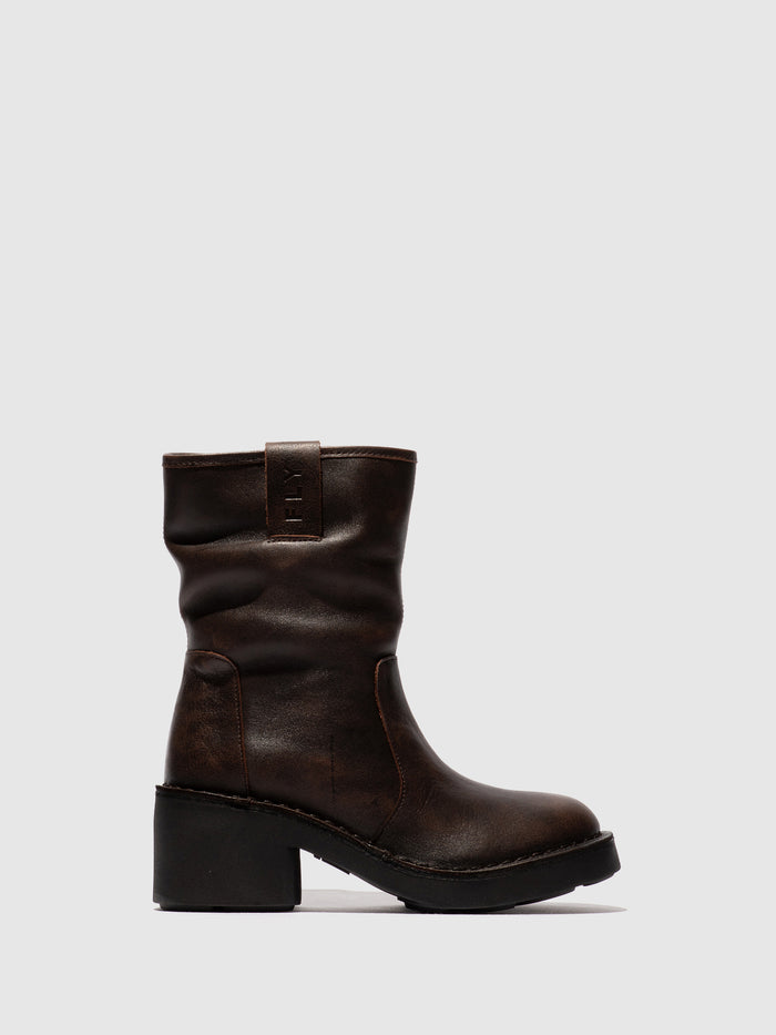 flowfold Slip-on Ankle Boots NECH193FLY DK. BROWN