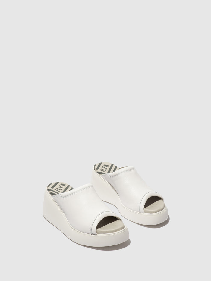 Flowfold Slip-on Mules DOLI042FLY WHITE