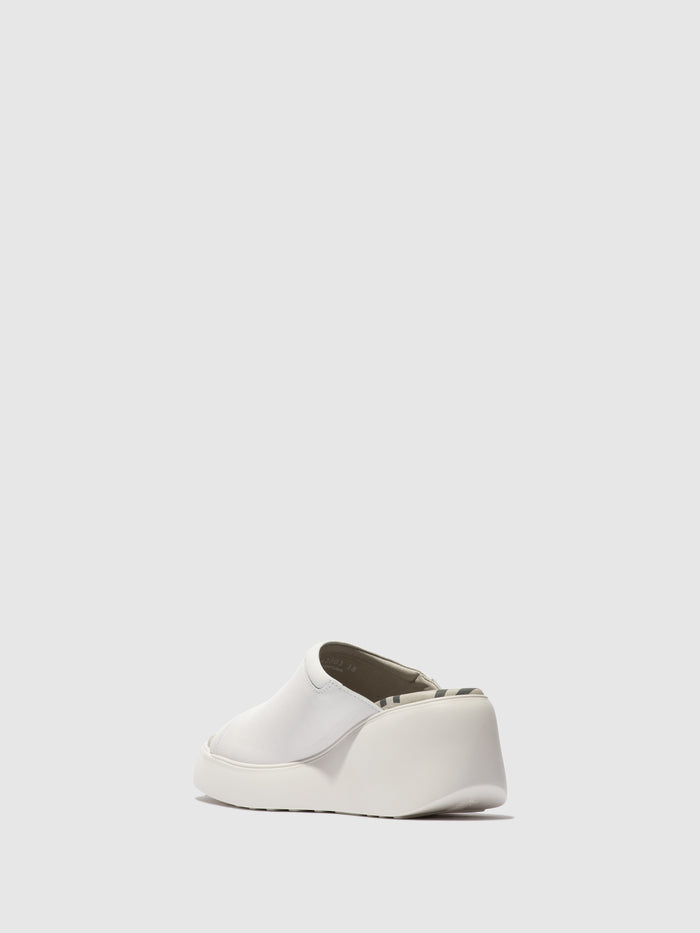 Flowfold Slip-on Mules DOLI042FLY WHITE