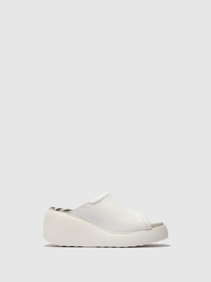 flowfold Slip-on Mules DOLI042FLY WHITE