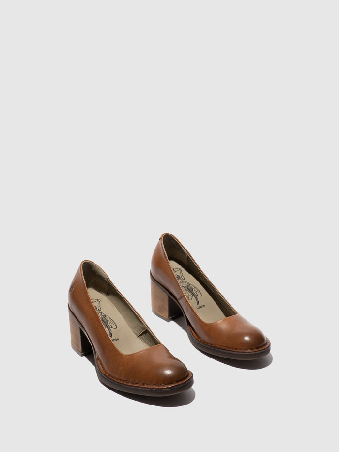 Flowfold Slip-on Shoes BERY104FLY COGNAC